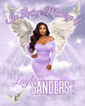 Purple Memorial Editable Design